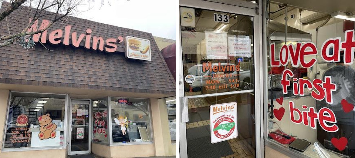 Melvin's Hamburgers & Hot Dogs Menu